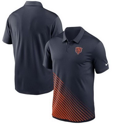 Men's Chicago Bears Navy Vapor Performance Polo