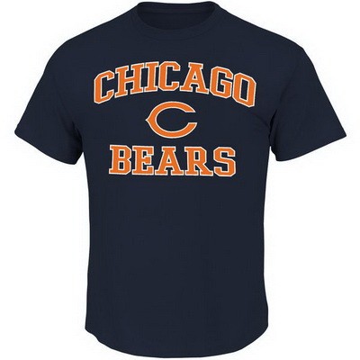 Men's Chicago Bears Printed T Shirt 0613