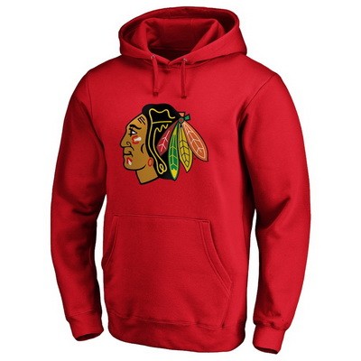 Men's Chicago Blackhawks Printed Pullover Hoodie 112181