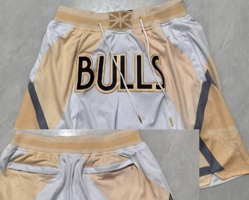 Men's Chicago Bulls White 2024 City Just Don Shorts