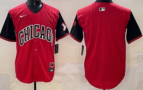Men's Chicago White Sox Blank Red 2025 City Connect Limited Jersey
