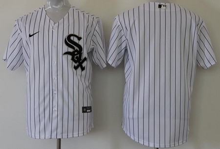 Men's Chicago White Sox Blank White Cool Base Jersey