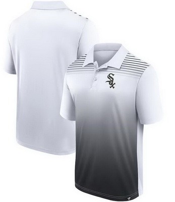 Men's Chicago White Sox White Black Sandlot Game Polo