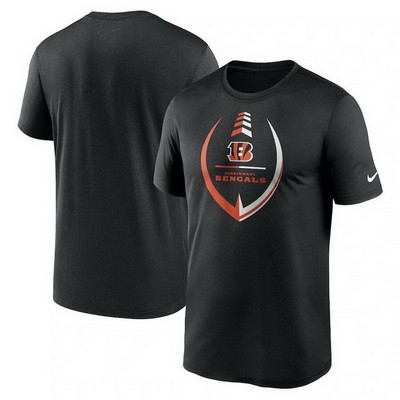 Men's Cincinnati Bengals Black Icon Legend Performance T Shirt