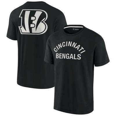 Men's Cincinnati Bengals Black Super Soft Short Sleeve T Shirt