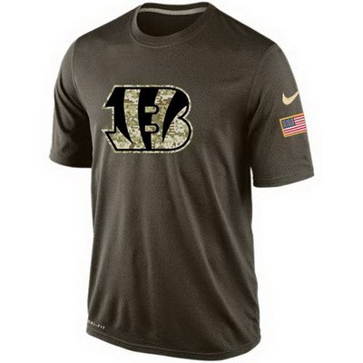 Men's Cincinnati Bengals Printed T Shirt 0710