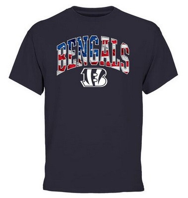 Men's Cincinnati Bengals Printed T Shirt 0713