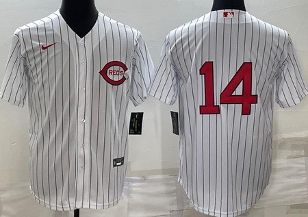 Men's Cincinnati Reds #14 Pete Rose White 2022 Field of Dreams Cool Base Jersey