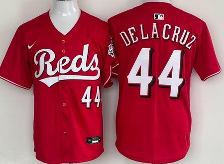 Men's Cincinnati Reds #44 Elly De La Cruz Red Limited Jersey
