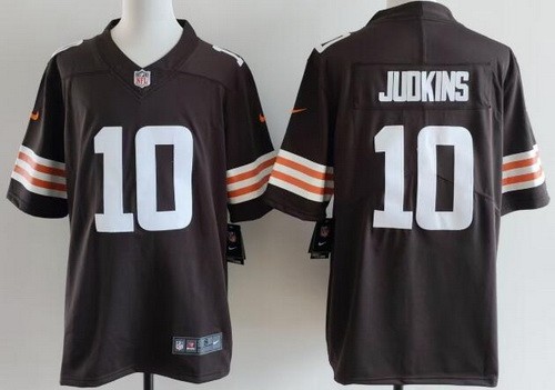 Men's Cleveland Browns #10 Quinshon Judkins Limited Brown Vapor Jersey