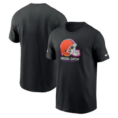 Men's Cleveland Browns Black 2024 Crucial Catch T Shirt