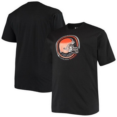Men's Cleveland Browns Black Printed T Shirt 302265