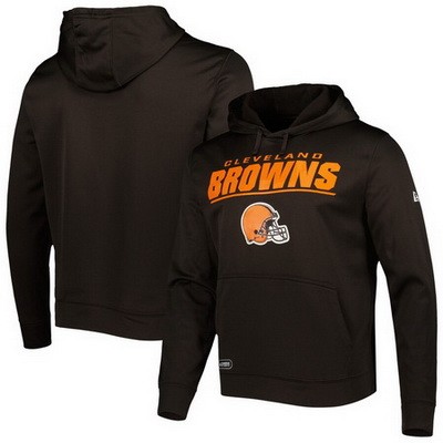 Men's Cleveland Browns Brown Printed Pullover Hoodie 302625