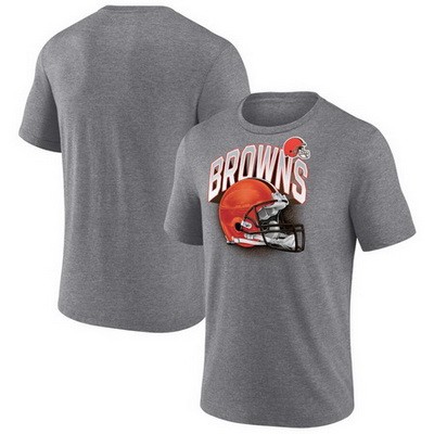 Men's Cleveland Browns Gray Printed T Shirt 302519