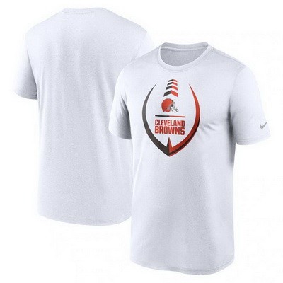 Men's Cleveland Browns White Icon Legend Performance T Shirt