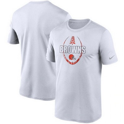 Men's Cleveland Browns White Icon Performance T-Shirt