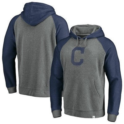 Men's Cleveland Indians Printed Pullover Hoodie 112810