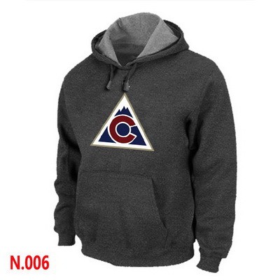 Men's Colorado Avalanche Dark Grey Printed Pullover Hoodie