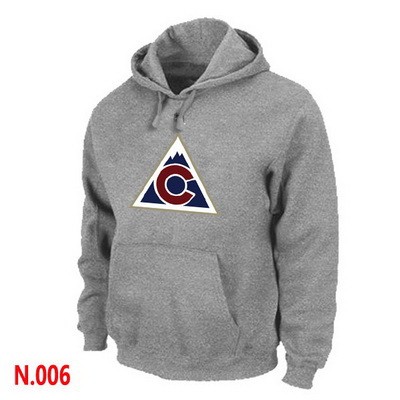 Men's Colorado Avalanche Grey Printed Pullover Hoodie