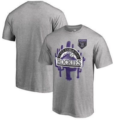 Men's Colorado Rockies Printed T Shirt 10738