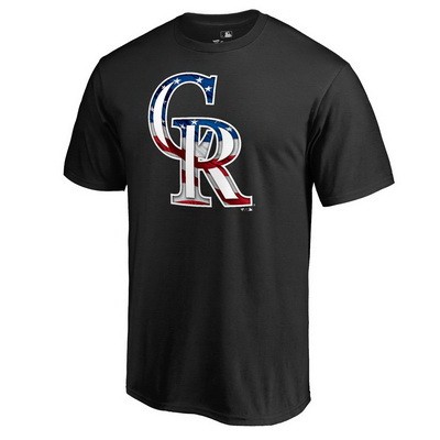 Men's Colorado Rockies Printed T Shirt 10739