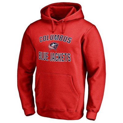 Men's Columbus Blue Jackets Printed Pullover Hoodie 112119