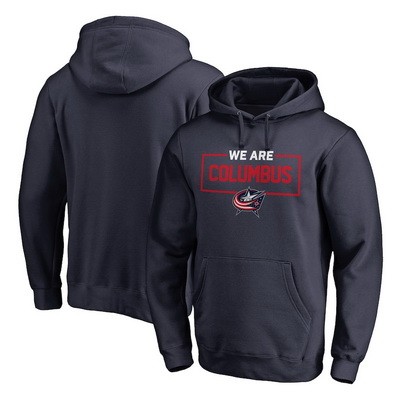 Men's Columbus Blue Jackets Printed Pullover Hoodie 112697