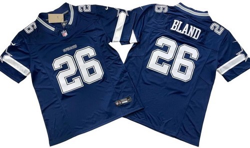 Men's Dallas Cowboys #26 DaRon Bland Limited Navy FUSE Vapor Jersey