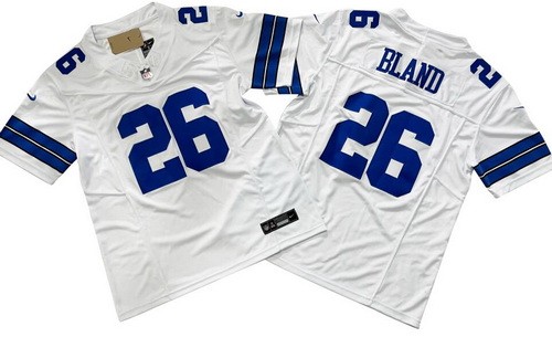 Men's Dallas Cowboys #26 DaRon Bland Limited White FUSE Vapor Jersey
