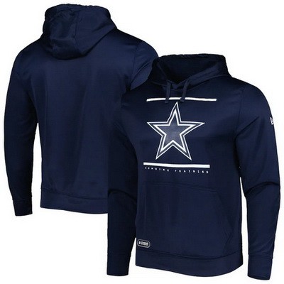 Men's Dallas Cowboys Navy Printed Pullover Hoodie 302575