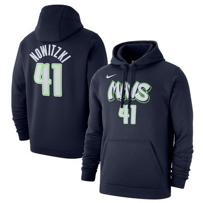 Men's Dallas Mavericks #41 Dirk Nowitzki Printed Hoodie 0703