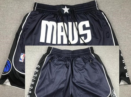 Men's Dallas Mavericks Navy Statement Just Don Shorts