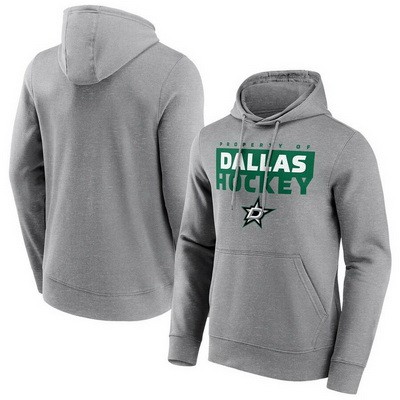 Men's Dallas Stars Gray Gain Ground Hoodie