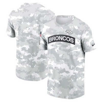 Men's Denver Broncos Arctic Camo 2024 Salute To Service Performance T Shirt