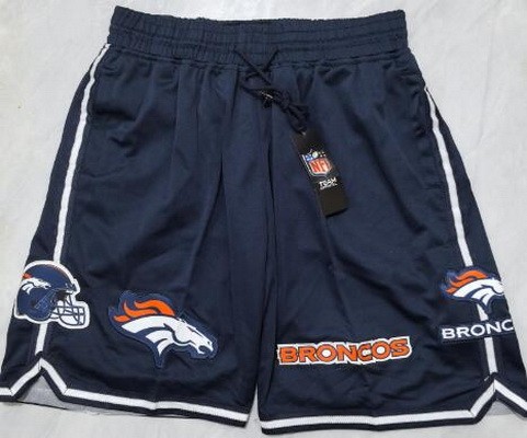 Men's Denver Broncos Navy Just Don Shorts