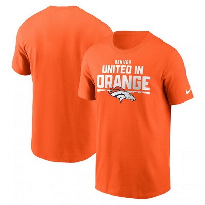 Men's Denver Broncos Orange Local Essential T Shirt