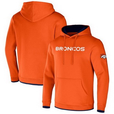 Men's Denver Broncos Orange NFL x Darius Rucker Collection Pullover Hoodie