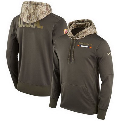Men's Denver Broncos Printed Hoodie 1034