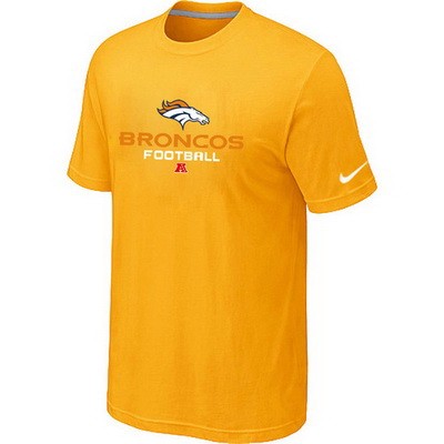 Men's Denver Broncos Printed T Shirt 1027