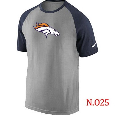 Men's Denver Broncos Printed T Shirt 1035