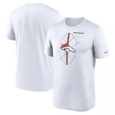 Men's Denver Broncos White Legend Icon Performance T Shirt