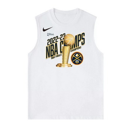 Men's Denver Nuggets White 2023 Champions Tank Top 306003