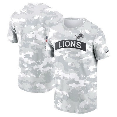 Men's Detroit Lions Arctic Camo 2024 Salute To Service Performance T Shirt