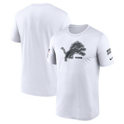 Men's Detroit Lions White 2024 Salute To Service Legend Performance T Shirt