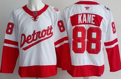 Men's Detroit Red Wings #88 Patrick Kane White 2025 Stadium Series Authentic Jersey