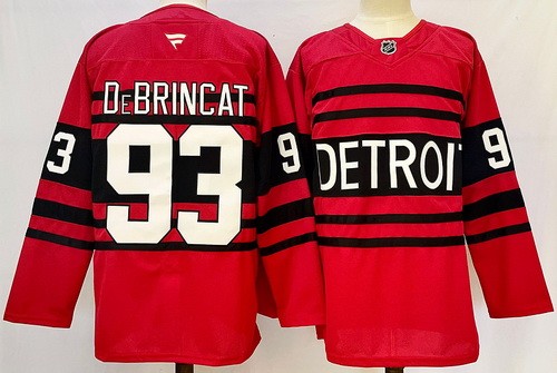 Men's Detroit Red Wings #93 Johan Franzen Red Alternate Authentic Jersey