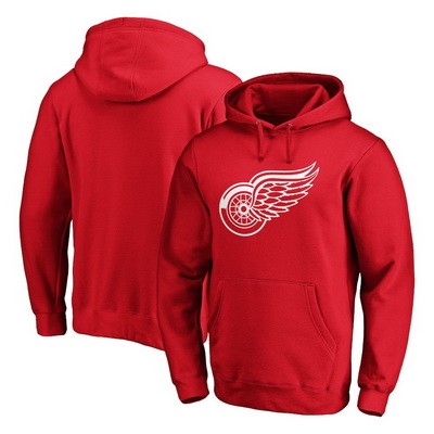 Men's Detroit Red Wings Printed Pullover Hoodie 112405