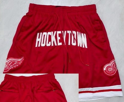 Men's Detroit Red Wings Red Just Don Shorts