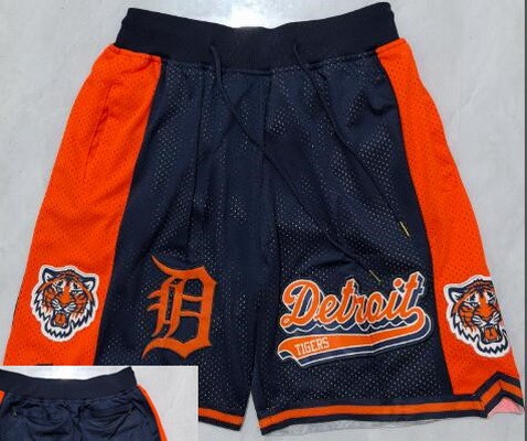 Men's Detroit Tigers Navy Just Don Shorts