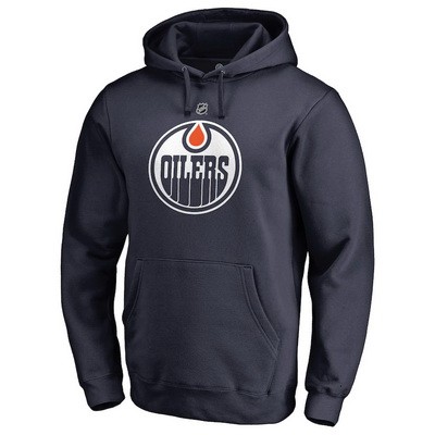 Men's Edmonton Oilers Printed Pullover Hoodie 112752